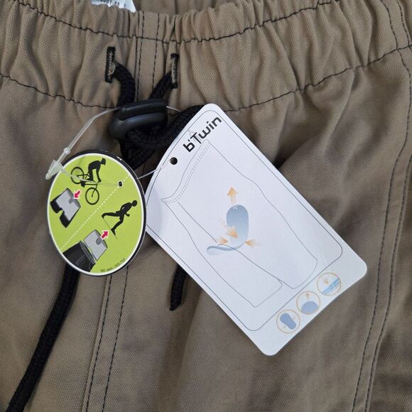 DECATHLON Creation ROCKRIDER Shorts Men's L Khaki Mountain Biking MTB New w/ Tag - Picture 4 of 13